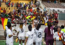 Ghana Black Queens celebrate Guinea win