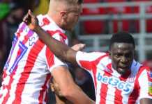 Etebo To Return For Stoke City Clash Against Millwall After Red Card Suspension