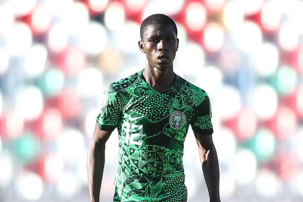 Hope Linus of the Nigeria National Under-17 football team