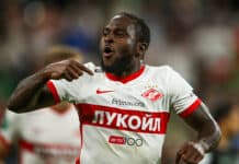 Victor Moses in action for Spartak Moscow