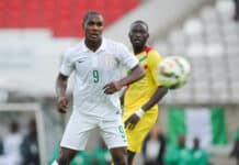 Odion Ighalo of Nigeria during an International Friendly match between Nigeria and Mali