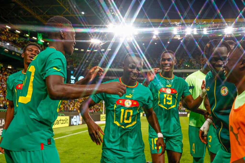 The Lions of Teranga during the International Friendly match between Brazil vs Senegal