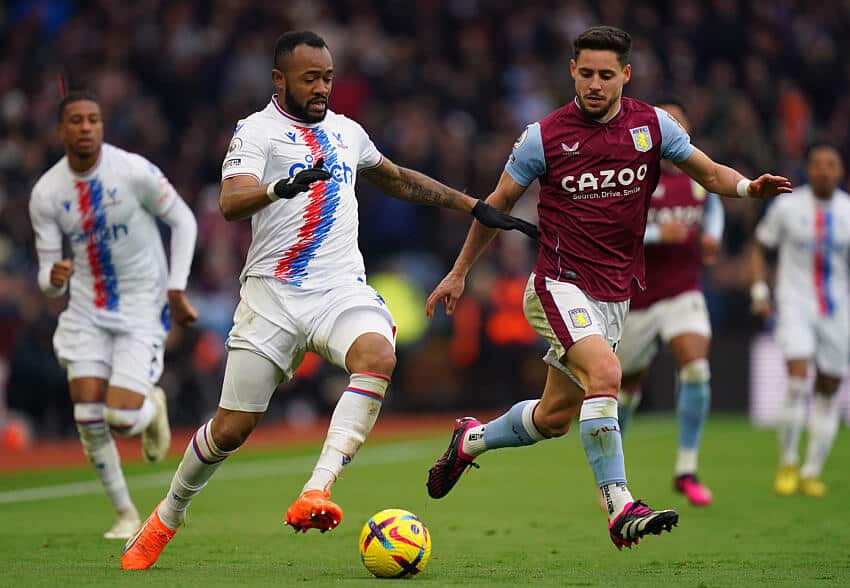 Jordan Ayew in action for Crystal Palace