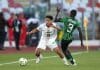 Morocco and Nigeria players in action