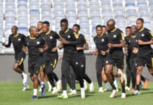 Bafana Bafana players training ahead of Ivory Coast friendly