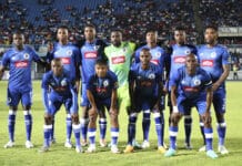SuperSport United vs Gaborone United during the CAF Confederation Cup