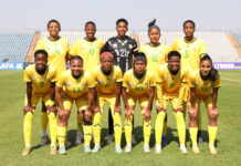 Banyana Banyana team photo in the COSAFA Women's Championship