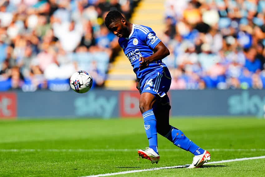 Kelechi Iheanacho in action for Leicester City
