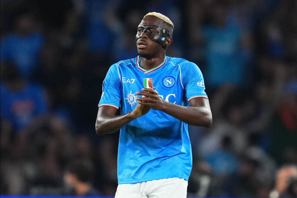 Victor Osimhen of SSC Napoli during the UEFA Champions League 