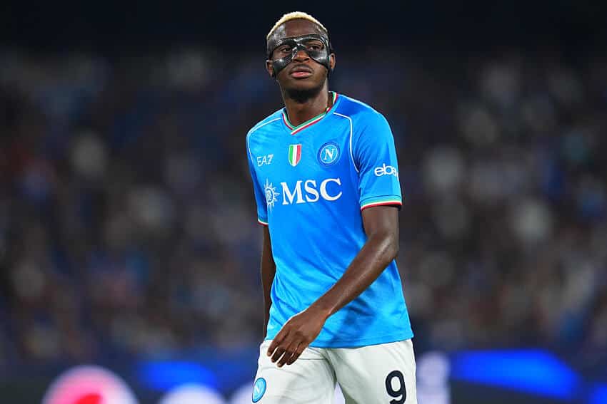 Osimhen in action for Napoli