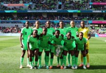 Nigeria Super Falcons team photo