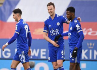 Leicester 4-2 Manchester United iheanacho