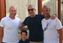 Manchester United Ambassador in Meeting With Zinedine Zidane