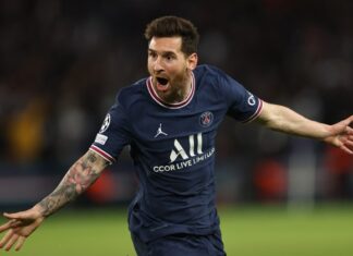 Messi bags first PSG goal in Manchester City humbling
