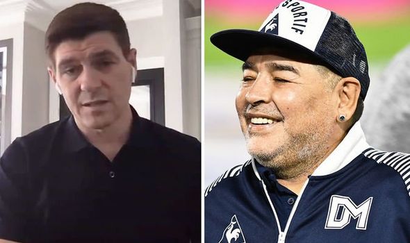 Gerrard reveals Maradona After His Job