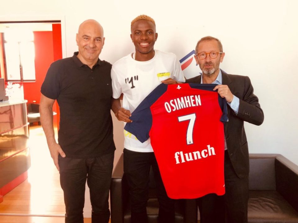 Victor Osimhen signing for Lille