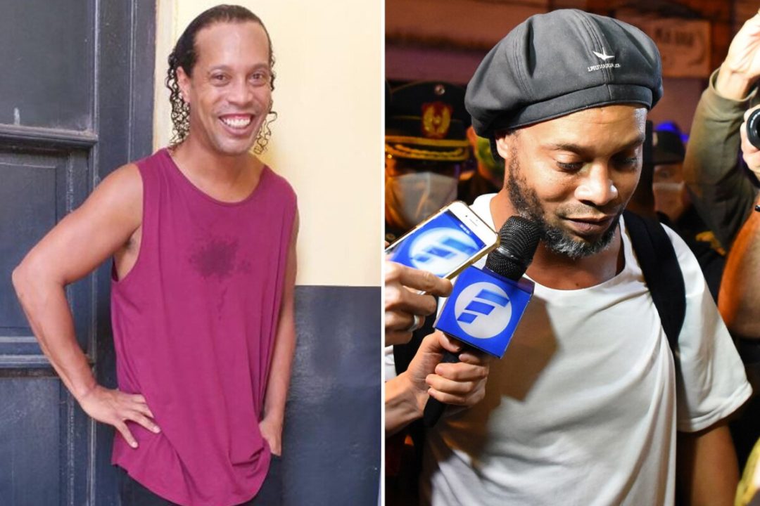 Ronaldinho Football Practise Under House Arrest