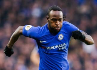 Super Eagles legend Victor Moses during his Chelsea days